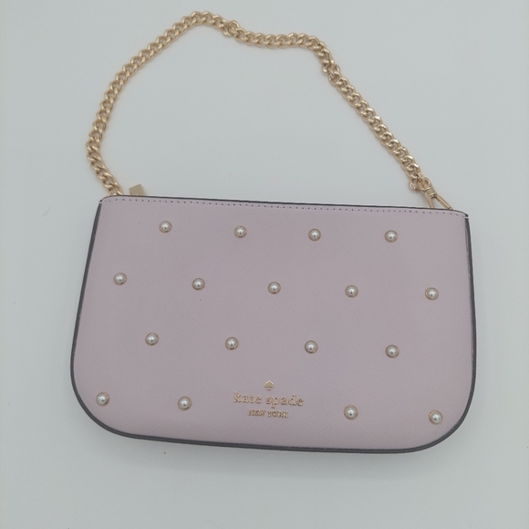 Kate spade New York Madison studded pearls handbag & matching card holder - Picture 10 of 10